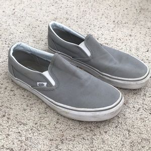Grey slip on Vans !!